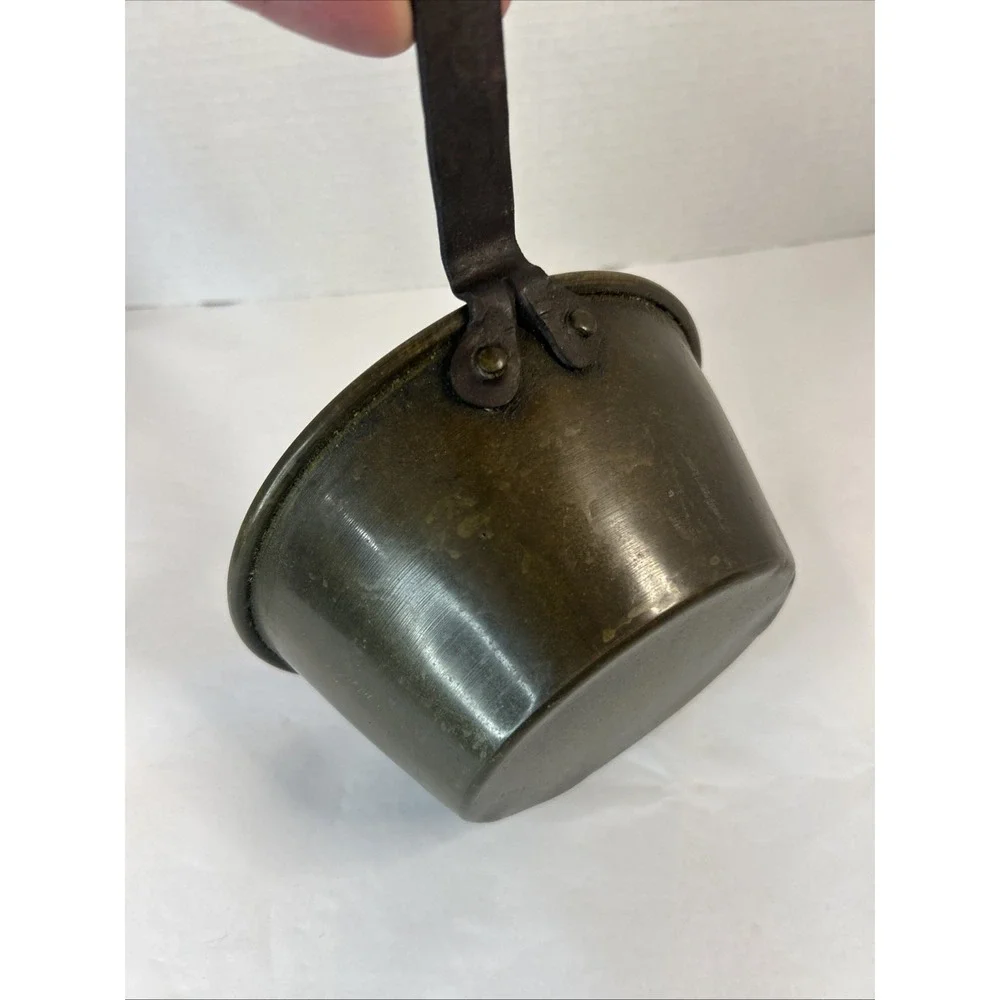 Vintage‎ Camping Hand Wrought Brass?  Ladle/Water  Soup Dipper